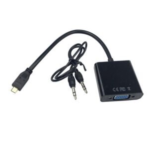 Conversor NTECH Micro HDMI P/ VGA + Audio - NBA304
