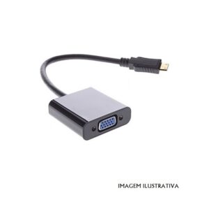 Conversor NTECH Micro HDMI Macho / VGA  Fêmea - NBA304B