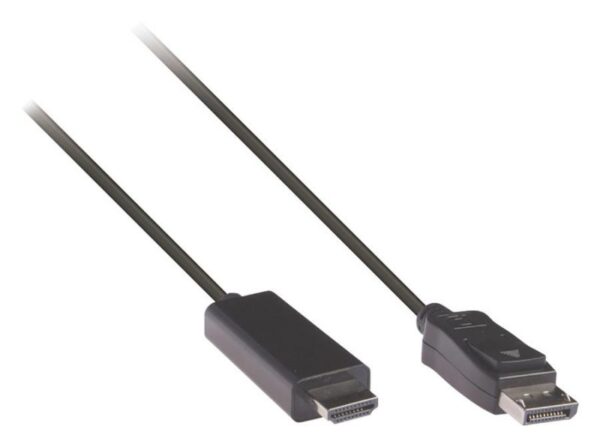 Cabo HQ DisplayPort Macho - HDMI Macho 2m