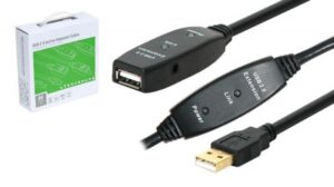 Extensão OEM USB 2.0 Tipo A/A Macho/Fêmea C/ Repetidor 20m