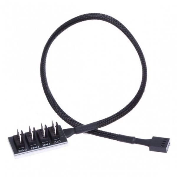 Hub OEM Splitter 4 Pinos > 4x4 Pinos PWM Preto