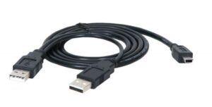 Cabo OEM USB Mini 5 Pinos / 2X USB A 1m