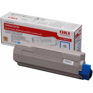 Toner OKI C5850/C5950/MC560 Cyan - 43865723