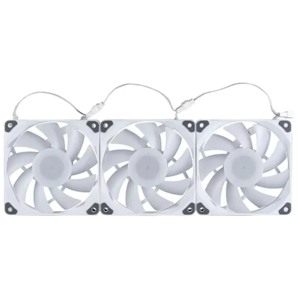 Ventoinha PHANTEKS M25 PWM D-RGB Branca Pack 3 120mm Ventoinha PHANTEKS M25 PWM D-RGB Branca Pack 3 120mm