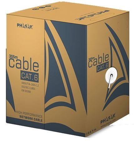 Bobine PHASAK Cabo UTP CCA CAT.6 305m