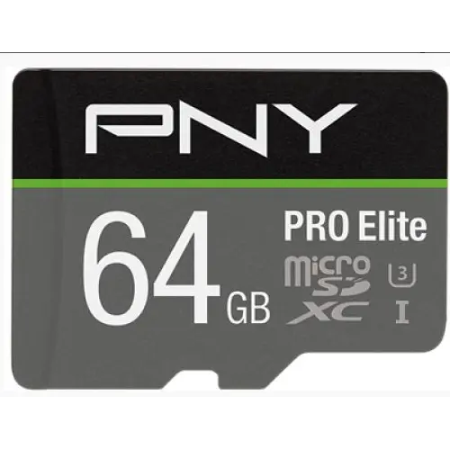 Cartão Memória PNY Micro SD Elite 64GB UHS-I CL10