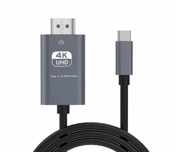 Cabo PROK HDMI Macho / USB-C Macho Preto 4K 1.8m