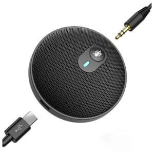 Microfone PROK Omnidireccional de Conferência C/ Cabo USB-C