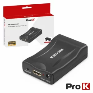 Conversor HDMI P/ SCART 720p/1080p C/Alimentador PROK