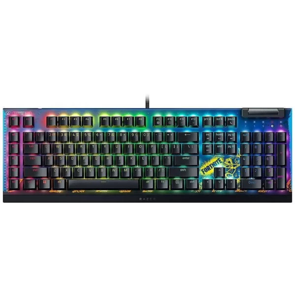 Teclado RAZER BlackWidow V4 X RGB US Yellow Switch Fortnite Edition