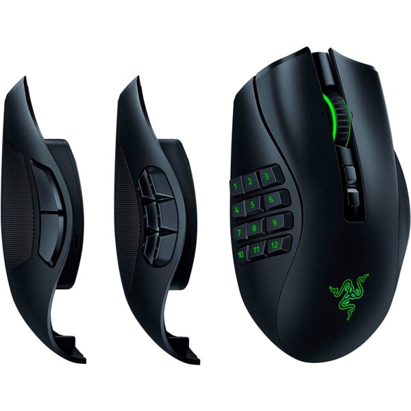 Rato RAZER Naga Pro Wireless/Bluetooth MMO Gaming RGB 6400DPI Preto