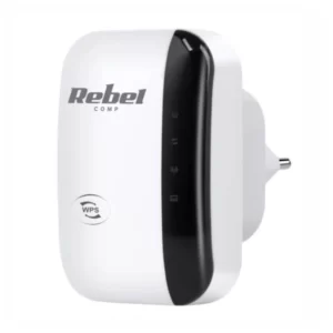 Repetidor REBEL Wifi 2.4GHz 300Mbps Tomada RJ45 WPS