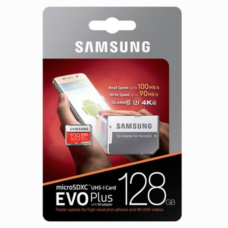 CARTÃO MEMÓRIA SAMSUNG Micro SD Card EVO Plus 128GB Class10 - nanoChip
