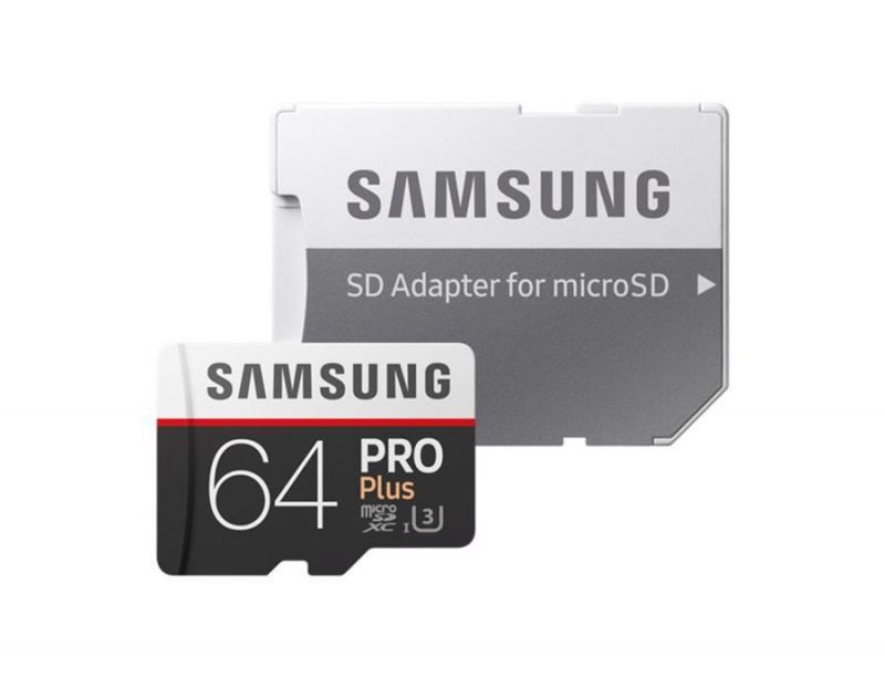 CARTÃO MEMÓRIA SAMSUNG Micro SD Card PRO Plus 64GB Classe10 - nanoChip