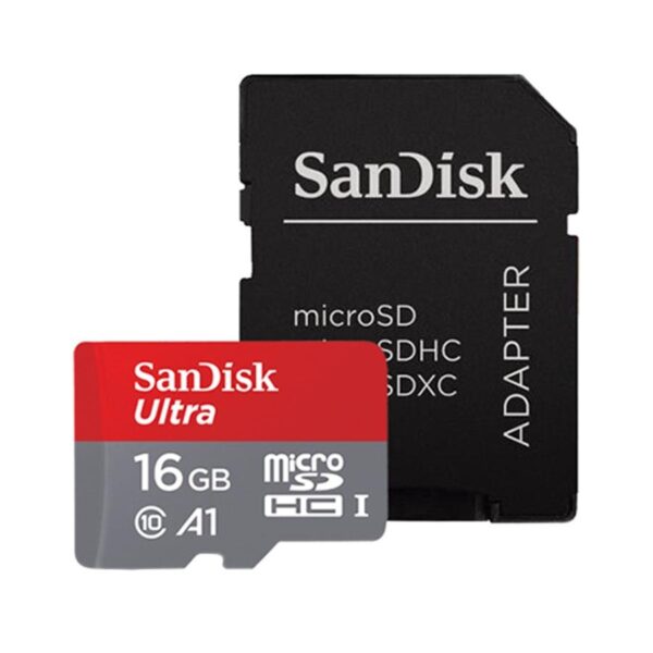 Micro SD SANDISK Ultra 16GB Class10 UHS-I C/ Adaptador Micro SD SANDISK Ultra 16GB Class10 UHS-I C/ Adaptador
