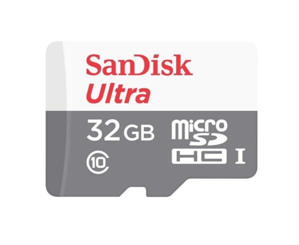 Cartão MEMÓRIA SANDISK Micro SD Card Ultra 32GB Class10 - nanoChip