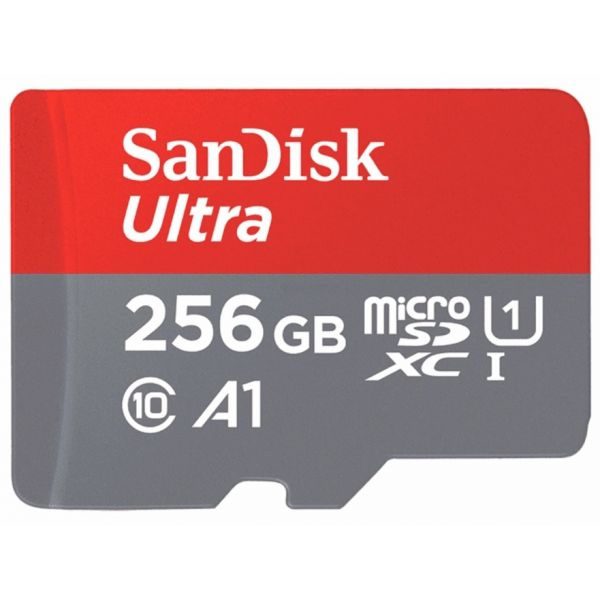Cartão Memória SANDISK microSDXC UHS-I Ultra 256GB