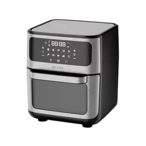 Fritadeira Ar Quente SILVER AirFryer Lisboa 12L 1800W (Preto/Inox) Fritadeira Ar Quente SILVER AirFryer Lisboa 12L 1800W (Preto/Inox)