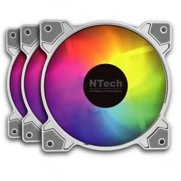 Ventoinha SLAYER KIT Fan 3x FX120 PWM 120mm ARGB AURA White Ventoinha SLAYER KIT Fan 3x FX120 PWM 120mm ARGB AURA White