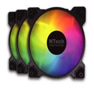 Ventoinha SLAYER KIT Fan 3x FX120 PWM 120mm Reverse ARGB AURA Ventoinha SLAYER KIT Fan 3x FX120 PWM 120mm Reverse ARGB AURA