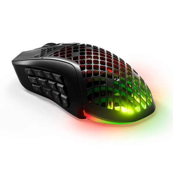 Rato STEELSERIES Aerox 9 Wireless Preto