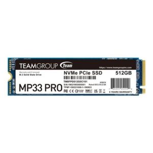 SSD TEAM GROUP MP33 512GB M.2 PCIe NVMe - TM8FPD512G0C101