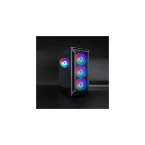 TOOQ Caixa ATX RAGNAROK Mesh RGB c/ Vidro Preta