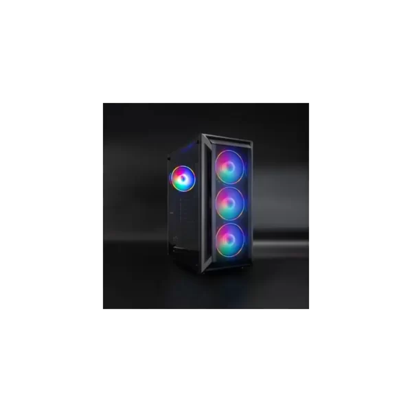 TOOQ Caixa ATX RAGNAROK Mesh RGB c/ Vidro Preta