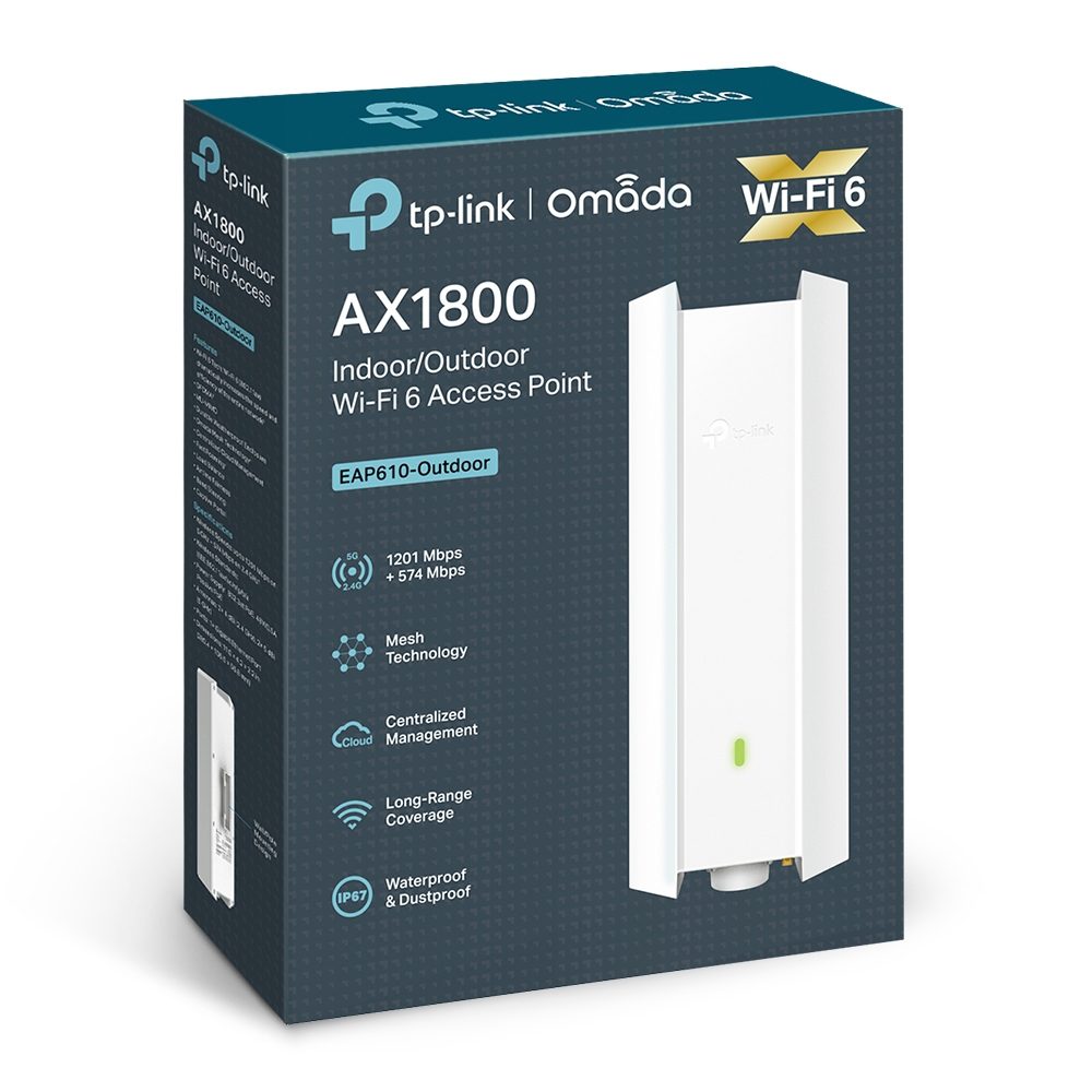 Access Point TP-LINK AX1800 EAP610 Gigabit WiFi 6 PoE
