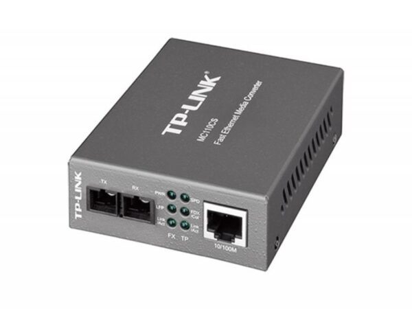 Conversor TP-LINK fibra 10/100Mbit Single Module - MC