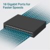 Switch TP-LINK 16 Portas Gigabit - TL-SG116E
