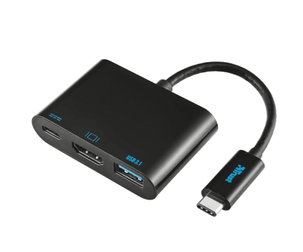 ADAPTADOR TRUST USB-C Multiport HDMI/USB 3.1/Type-C – 21260 - nanoChip