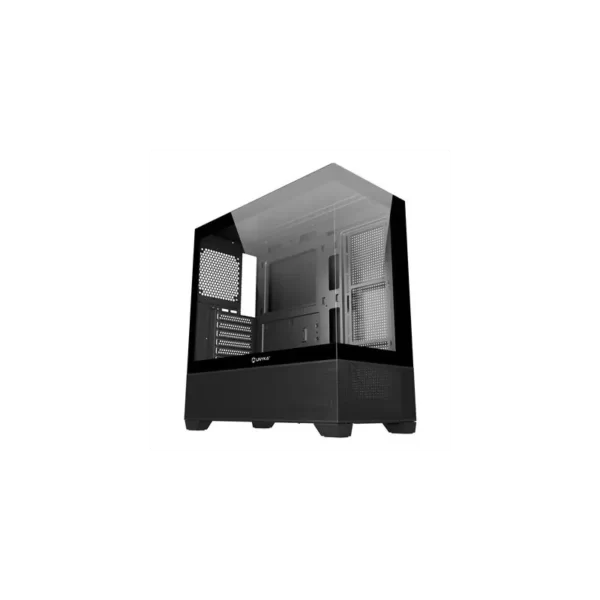 Caixa Gaming UNYKA REVELAT Vidro Temperado Preta - UK121801