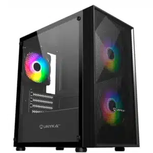 Caixa UNYKA Gaming MIR B200 Micro-ATX Preta - UK113011
