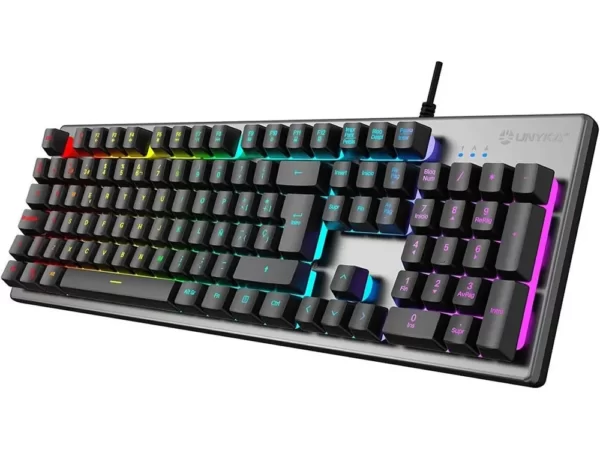 Teclado UNYKA Gaming K244 RGB PT Layout ESPANHOL