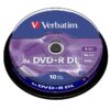 DVD+R VERBATIM Dual Layer 8.5GB 8X Pack 10 Unidades