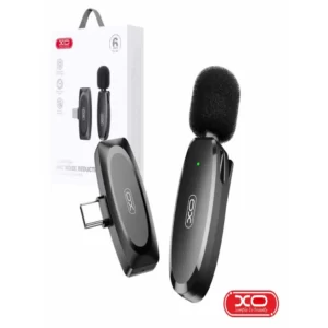 XO Microfone Lapela S/ fios C/ Receptor USB-C