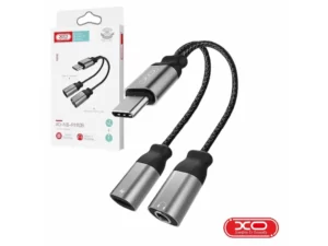 Adaptador XO Cabo USB-C Macho P/ USB-C / Jack 3.5mm Fêmea