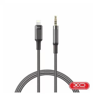 Cabo Lightning XO Macho P/ Jack 3.5mm Macho 1m Preto Cabo Lightning XO Macho P/ Jack 3.5mm Macho 1m Preto