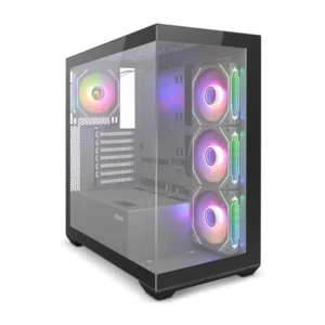 Caixa ZOLYD Rivexa Tempered Glass ARGB Preta